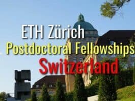 Postdoc Position at University of Zurich Switzerland