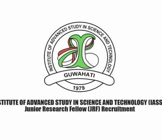 PostDoctoral Fellow(PDF) Position in IASST, Guwahati, India Institute of Advanced Study in Science and Technology