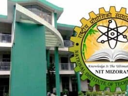 Faculty Recruitment -2019 in National Institute of Technology Mizoram