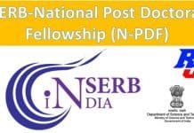 Call for Proposals: ANRF – National Post Doctoral Fellowship (N-PDF) SERB - National Post Doctoral Fellowship (N-PDF) 2019 - Researchersjob
