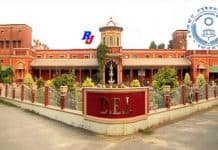 Lecturer Position at Dayalbagh Educational Institute, Agra, India Teaching and Non-Teaching Position in Dayalbagh Institute, Agra, India