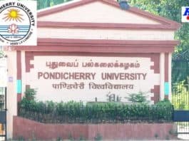 RA and JRF Positions at Pondicherry University, India