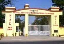 Junior Research Fellow (UR-01) Position at NIFFT, Ranchi, Jharkhand, India Assistant Professor Job Alert, NIFFT, Ranchi, Jharkhand, India