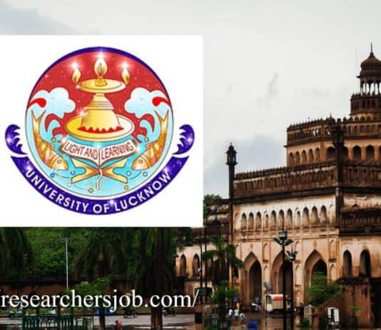 Faculty Jobs in India (Regular) – University of Lucknow, UP, India Faculty Jobs in India - University of Lucknow, up, India, Total Post ≃ 170