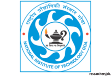 Faculty Position in NIT-Goa (Temporary Basis), National Institute of Technology Goa Faculty Position in NIT-Goa (Temporary Basis), National Institute of Technology Goa