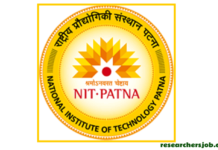 Research Associate Position in NIT Patna, Bihar, India Faculty at NIT Patna, Bihar, India