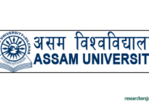 Guest Faculty Positions in Assam University (A Central University), Silchar, India Guest Faculty Posts at Assam University (A Central University), Silchar, India
