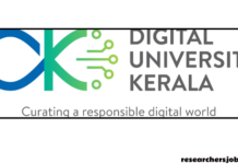Post-Doctoral Fellow Position at Kerala Digital University, India, Total Post=12 Post-Doctoral Fellow Position at Kerala Digital University, India, Total Post=12