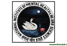 Project Scientist-I Position in NIMHANS Bengaluru, India, 18 February 2026 (walk-in) Project Scientist Position in NIMHANS Bengaluru, India