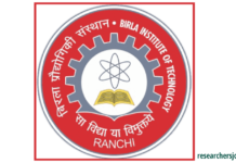 Recruitment of Faculty Members (Permanent) at BIT Mesra Recruitment of Faculty Members (Permanent) at BIT Mesra