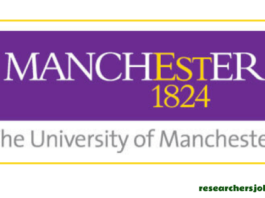 PhD Scholarship in Computational Mechanics and Data-Driven Modelling – University of Manchester, UK Research Associate in Synthetic Chemistry, University of Manchester, UK
