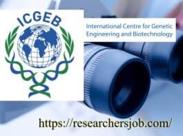 Senior Information Scientist Position BTIC Project at ICGEB, New Delhi, India