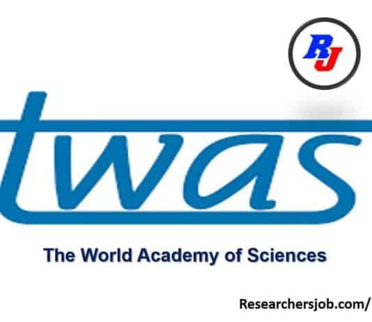 TWAS-DFG Cooperation Visits Programme – MENA Visiting Scientist, Germany TWAS-NRF Doctoral Programme for International Students in South Africa